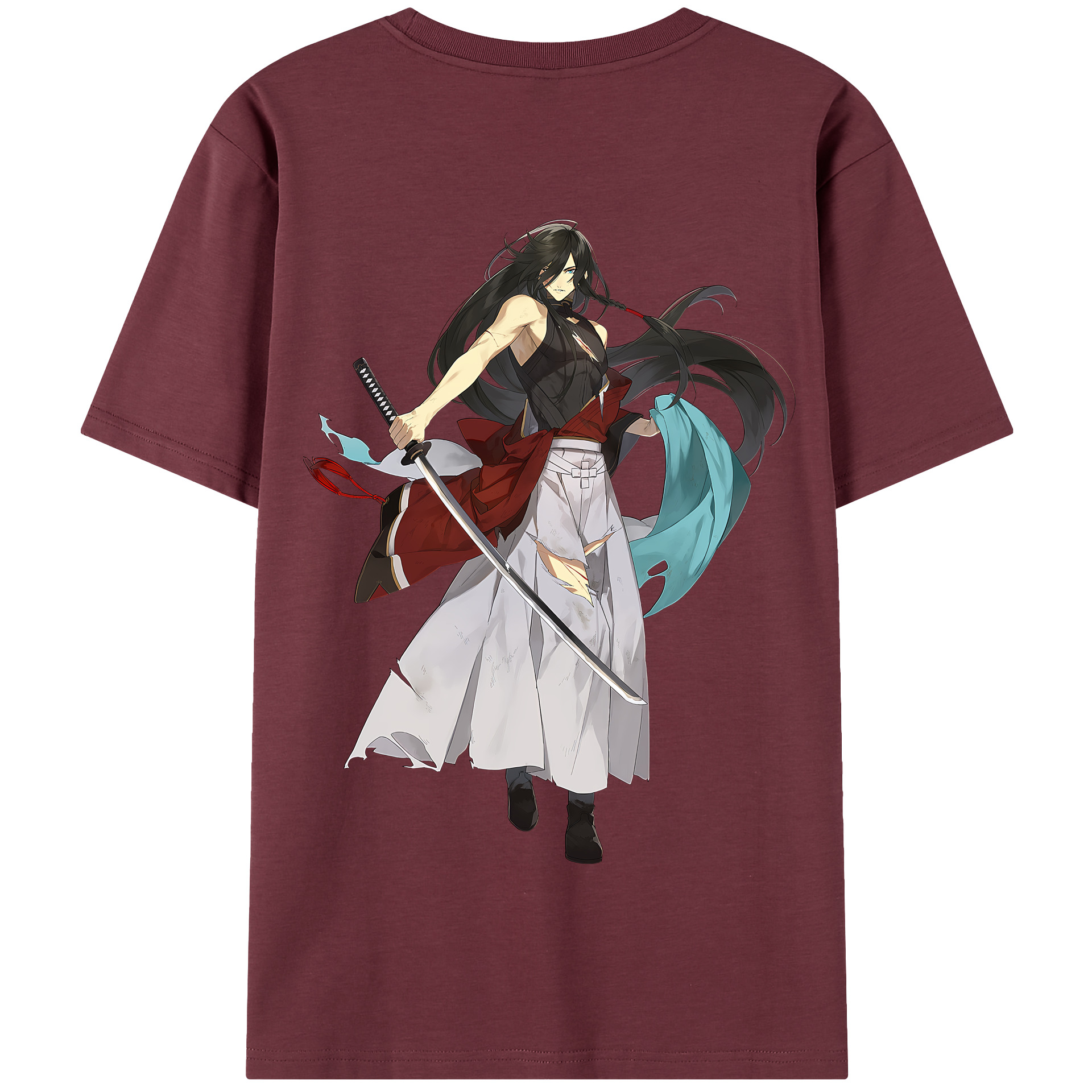 （画像用） 刀剣乱舞 Touken Ranbu 綿100％半袖Tシャツ（背面プリント）